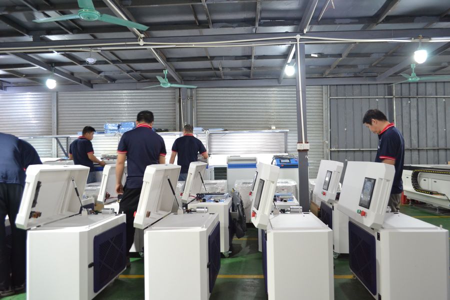 Guangzhou Hanniu laser equipment Co., Ltd. manufacturer production line