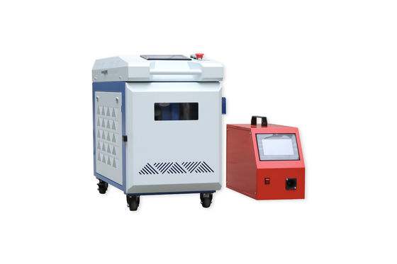 Beli Mesin Pengelasan Laser Serat 4 In 1 3mm-6mm Mesin Pengelasan Laser SS pembuatan online