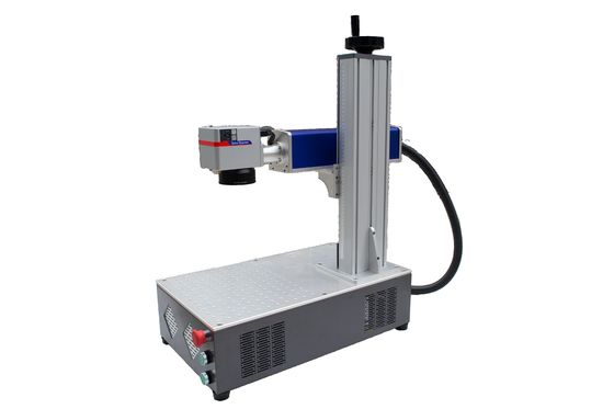 comprar Máquina de marcado por láser de fibra de escritorio 20W para tarjeta de llamada de logotipo de metal Fabricación en línea