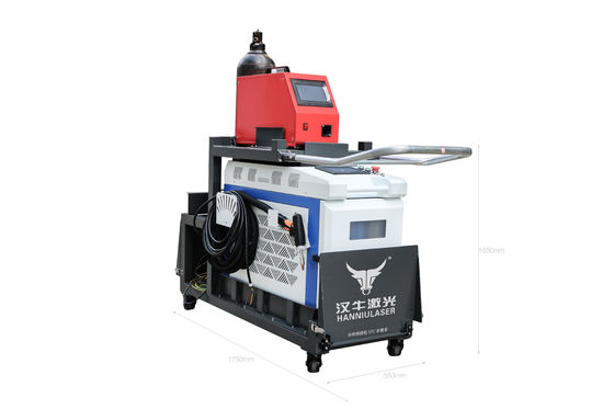 kupować 1500W 2000W 3000W Ręczna spawarka laserowa światłowodowa zintegrowana z kołami produkcja online