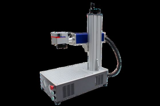 satın al Masaüstü lif lazer gravür makinesi Metal Ss Cs lazer işaretleme makinesi 20w 30w 50w Çevrimiçi üretim